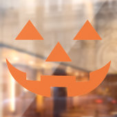 Halloween Happy Pumpkin Face Window Vinyl Decal Fensteraufkleber (Blatt 2)