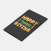Halloween Happy Thanksgiving Geburtstag Post-it Klebezettel (angewinkelt)