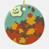 Halloween Harvest Keramikornament (Hinten)