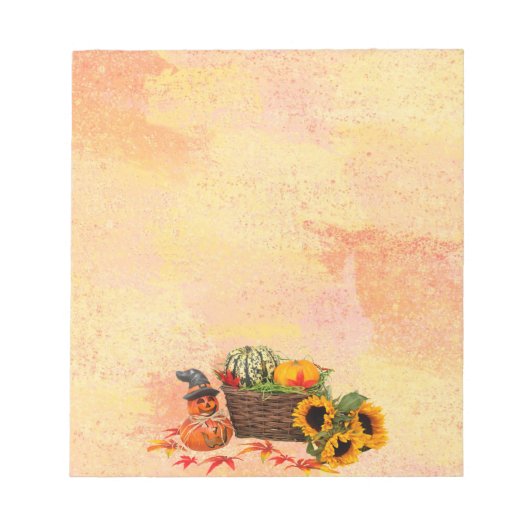 Halloween Harvest Notizblock (Vorderseite)