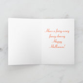 Halloween-Häschenfeekarte Karte (Innenseite)