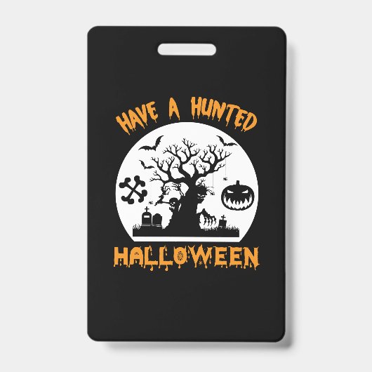 Halloween hat ein sonniges Geburtstag Ausweis (Vorderseite)