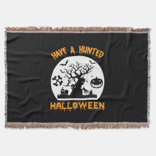 Halloween hat ein sonniges Geburtstag Decke