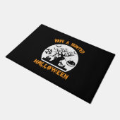 Halloween hat ein sonniges Geburtstag Fußmatte (Schrägansicht)