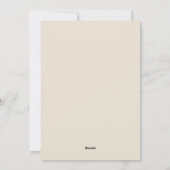 Halloween-Hat-Geburtstagsmenü Feiertagskarte (Rückseite)