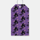 Halloween Hat Orange Trick oder Treat Candy Geschenkanhänger (Rückseite)