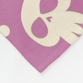 Halloween Hats, Schädel und Knochen Fleecedecke (Ecke)