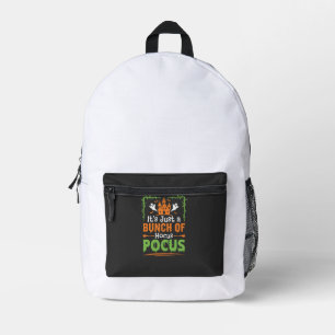 Halloween-Haufen Hokuspokus Bedruckter Rucksack