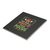 Halloween-Haufen Hokuspokus Fliese (Seite)