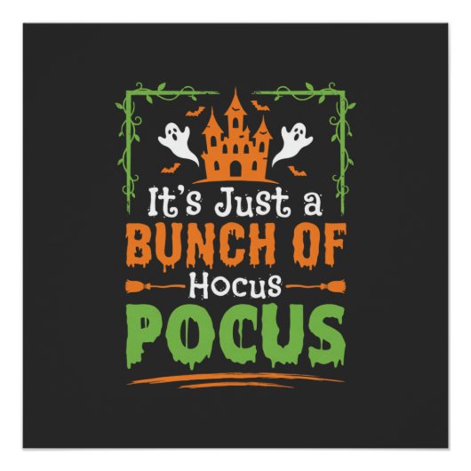 Halloween-Haufen Hokuspokus Poster (Vorderseite)