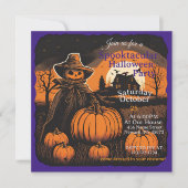 Halloween Haunt Scarecrow's Watch Einladung (Vorderseite)