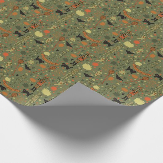 Halloween Haunt: Spooky Vintag Mix Geschenkpapier (Ecke)