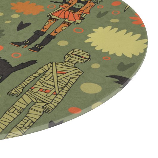 Halloween Haunt: Spooky Vintag Mix Schneidebrett (Ecke)