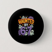 Halloween Haunted 67 Six Seven Meme 1 (25)  Button (Vorderseite)