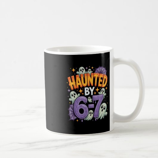 Halloween Haunted 67 Six Seven Meme 1 (25)  Kaffeetasse (Rechts)