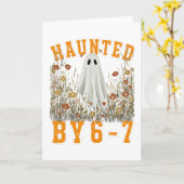Halloween Haunted 67 Six Seven Meme 1 (26) Karte (Gelbe Blume)