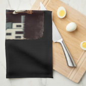 Halloween Haunted Ghost Swing Geschirrtuch (Viertel Falte)