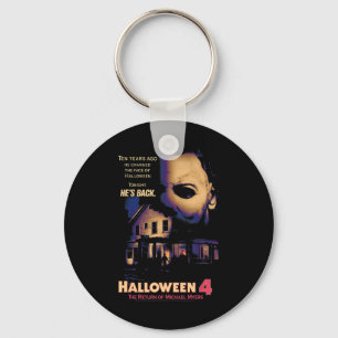 Halloween-Haus und Maske Schlüsselanhänger