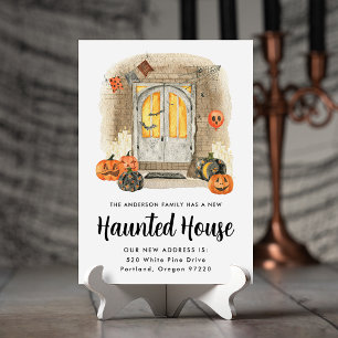 Halloween Haustür Umzug Ankündigung