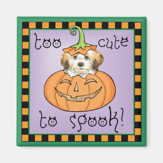 Halloween Havanese Magnet (Vorne)