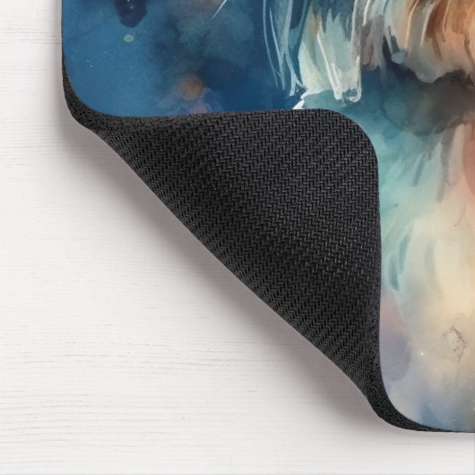 Halloween Havanese mit Pumpkins Beängstigend Mousepad (Ecke)