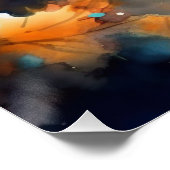 Halloween Havanese mit Pumpkins Beängstigend Poster (Ecke)