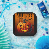 Halloween Havoc - Jacke und Fledermäuse Pappteller (Party)