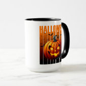 Halloween Havoc - Jacke und Fledermäuse Tasse (VorderseiteRechts)