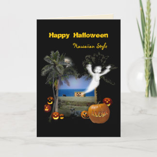 Halloween Hawaiian Style Karte