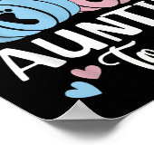 Halloween He Or She Auntie To Be Pumpkin Gender Re Poster (Ecke)