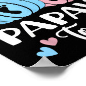 Halloween He Or She Papaw To Be Pumpkin Gender Rev Poster (Ecke)