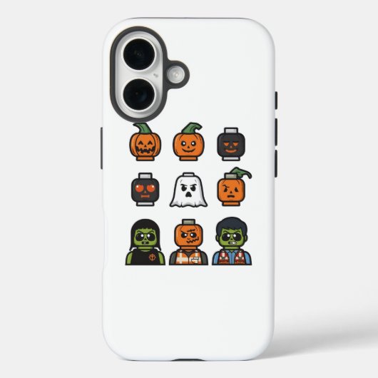 Halloween Head Monster für Kinder Case-Mate iPhone Hülle (Rückseite)