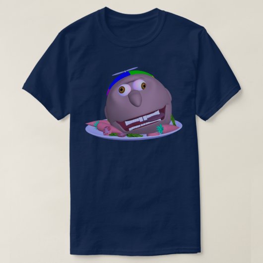 Halloween Head on a Plate Johnny T-shirt (Design vorne)