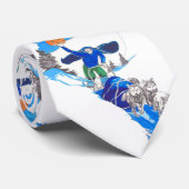 Halloween Headless Alaskan Musher Whimsical Krawat Krawatte (Gerollt)