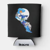 Halloween Headless Dog Team Musher Dosenkühler (Vorderseite)