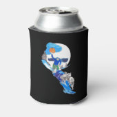 Halloween Headless Dog Team Musher Dosenkühler (Kanne Rückseite)