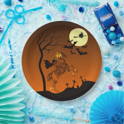 Halloween Headless Horseman Pappteller (Party)