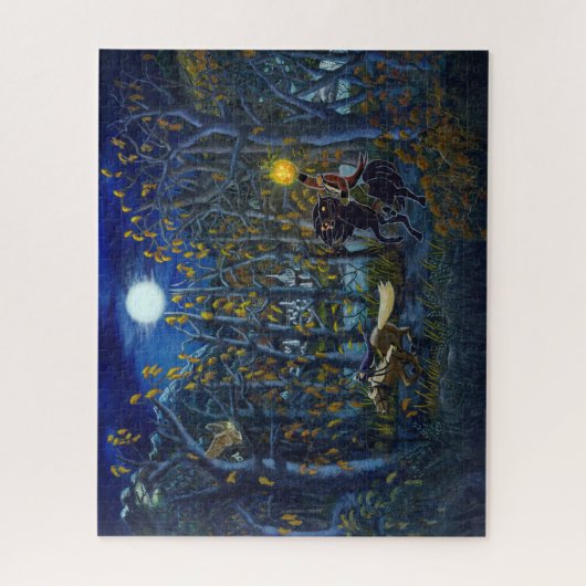 Halloween Headless Horseman Puzzle (Vertikal)