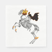 Halloween Headless Horseman Serviette (Vorderseite)