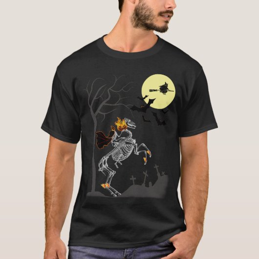 Halloween Headless Horseman T-Shirt (Vorderseite)