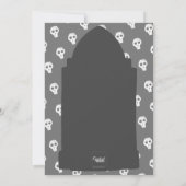 Halloween Headstone Dying um dich zu sehen Einladung (Rückseite)