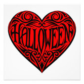 Halloween Heart, Black Heart, Holiday Fotodruck (Vorne)