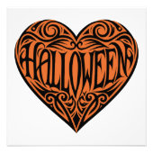 Halloween Heart, Black Heart, Holiday Fotodruck (Vorne)