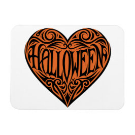 Halloween Heart, Black Heart, Holiday Magnet