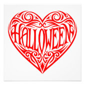 Halloween Heart, Red Heart, Holiday Fotodruck (Vorne)