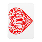Halloween Heart, Red Heart, Holiday Magnet (Vertikal)