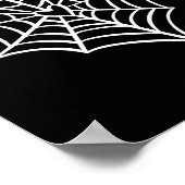 Halloween Heart Spider Web Spooky Kostüm Poster (Ecke)