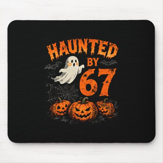 Halloween Heimgesuchte Sechs Sieben Nummer Gen Alp Mousepad (Vorne)