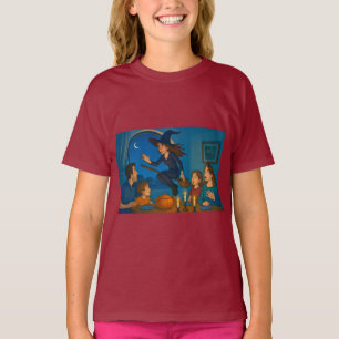 Halloween heißen die Hexen willkommen! T-Shirt