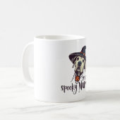 Halloween-Held - ein Spooky-Nurse-Hund Kaffeetasse (Vorderseite Links)